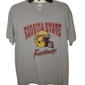 Vintage FSU Seminoles football tee grey men's size M